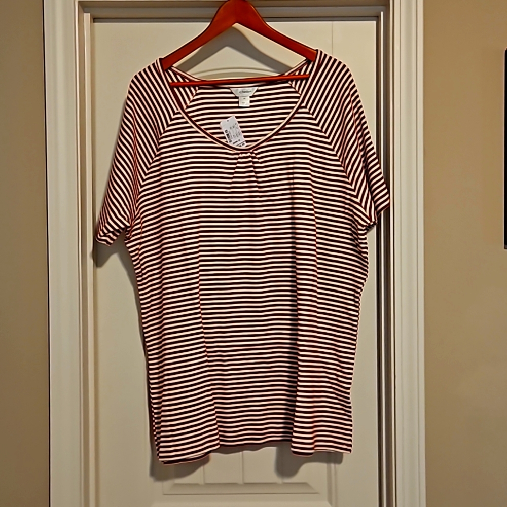 CJ Banks plus size ss shirt